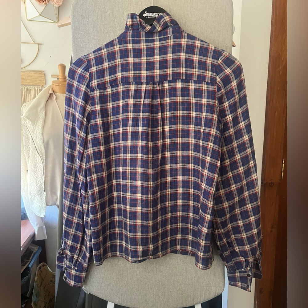 Sezane Chlo Linen Shirt Sz36/4 ***needs to be dry cleaned*** - Picture 2 of 12